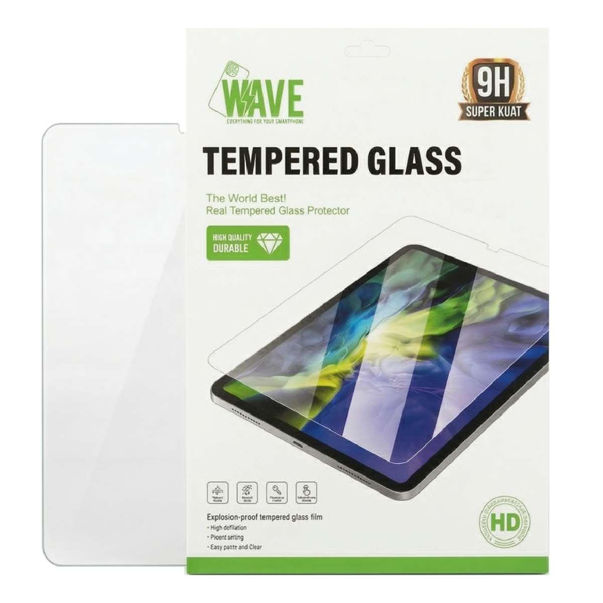 Tempered Glass Apple iPad Pro 11" (2018, 1st Gen) / (2020, 2nd Gen) / (2021, 3rd Gen) / (2022, 4th Gen) Wave