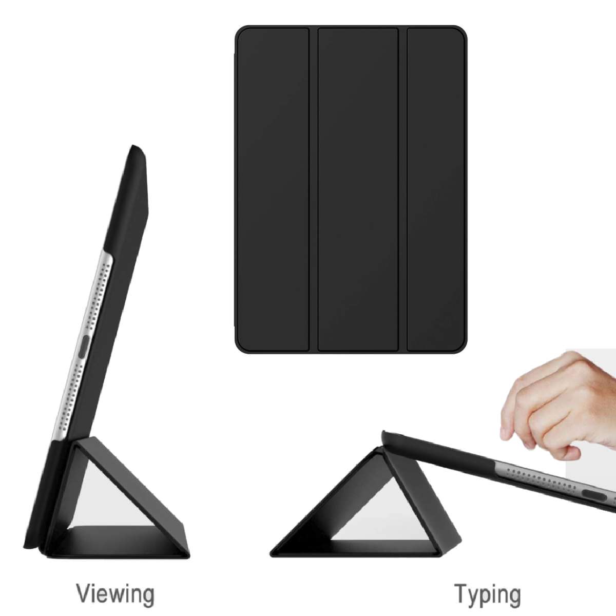 Tablet Case Tri-Fold Apple iPad Air 10.5" (2019, 3rd Gen) / iPad Pro 10.5" (2017, 1st Gen) black