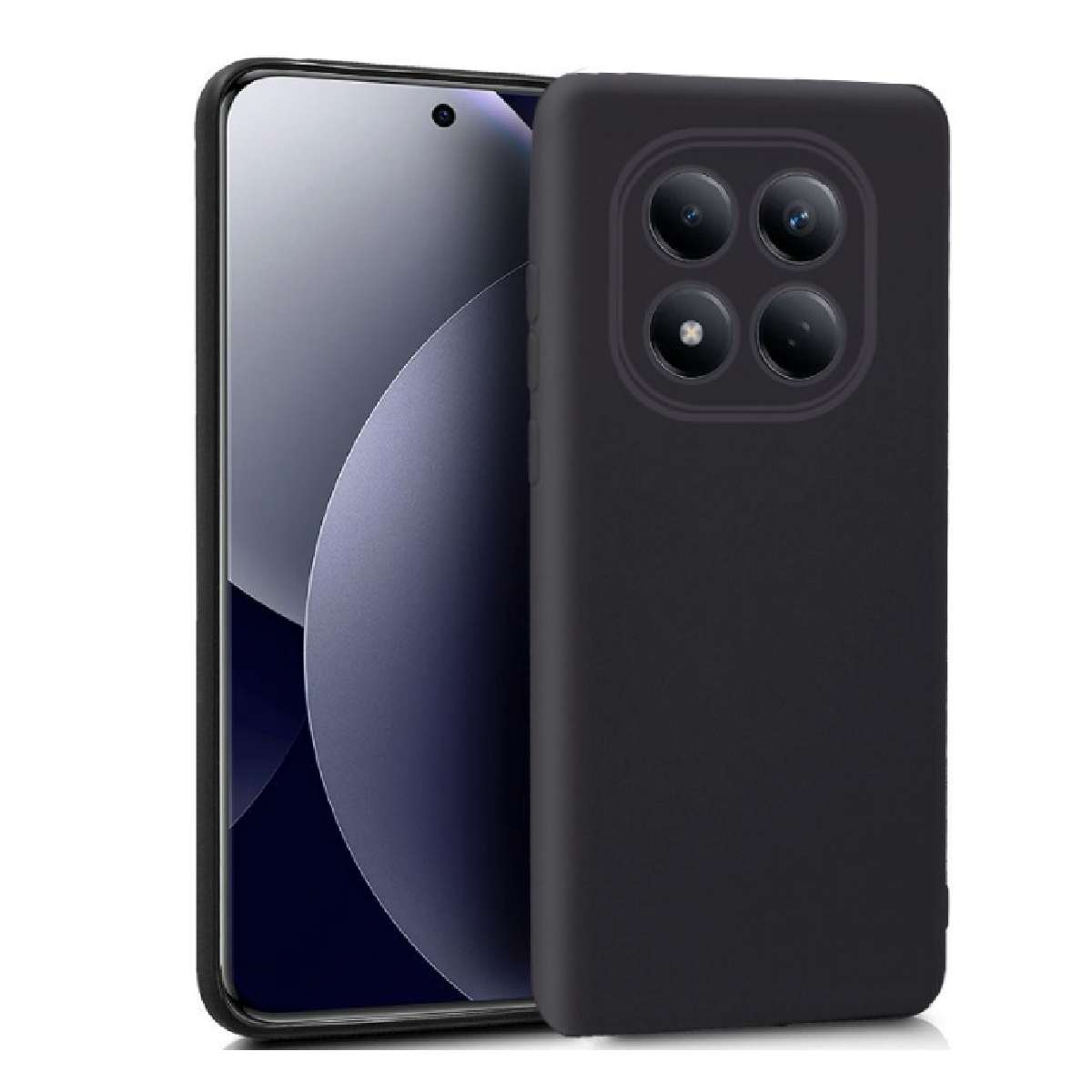 Back Case Silicone Xiaomi Redmi Note 15 Pro Plus black