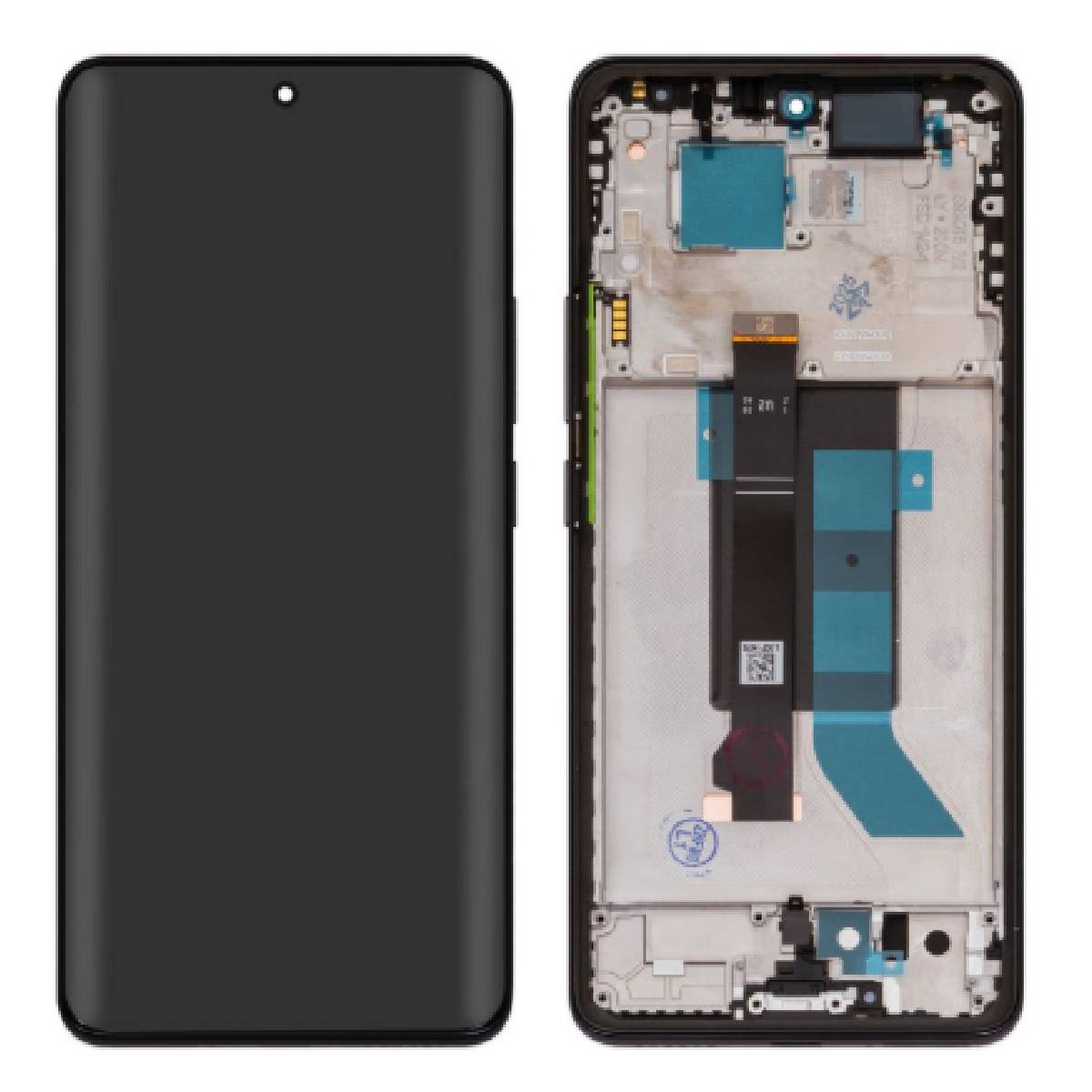 LCD Complete Frame Xiaomi Redmi Note 13 Pro Plus / Note 14 Pro 5G / Note 14 Pro Plus / Poco X7 5G black (Original)
