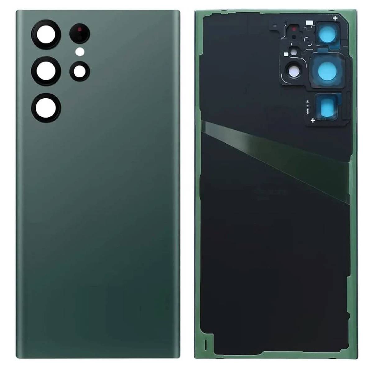 Back Battery Cover Lens Samsung S22 Ultra S908 green OEM
