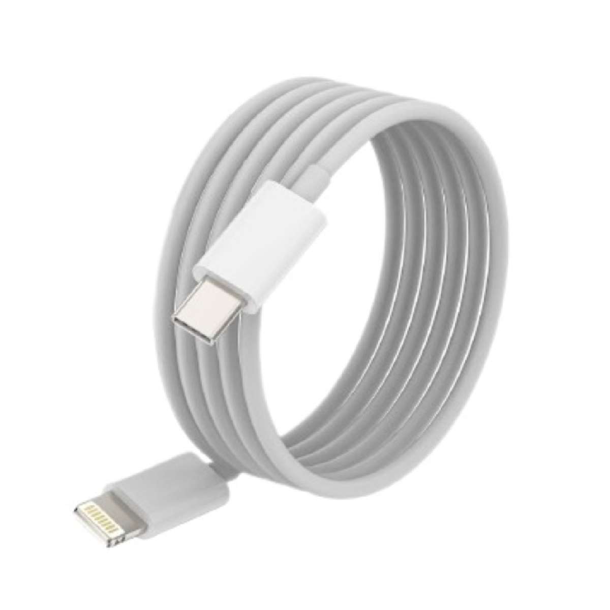 Cable USB-C to Lightning 1m white bulk