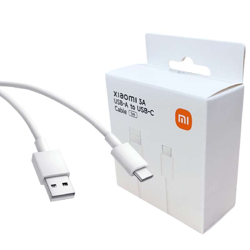 Cable USB to USB-C Xiaomi 3A 33W 1m white