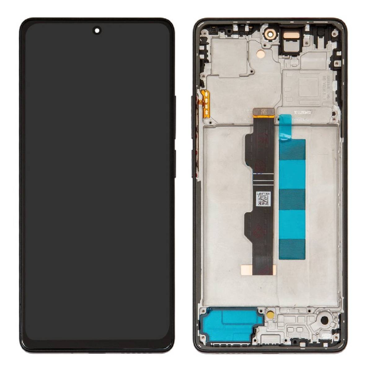 LCD Complete Frame Xiaomi Redmi Note 13 Pro 4G / Poco M6 Pro 4G black (Original)