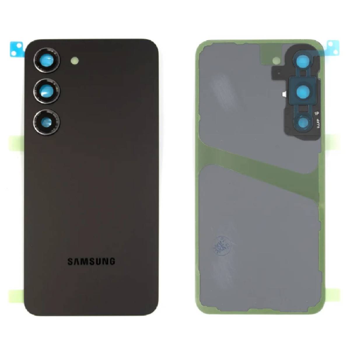 Back Battery Cover Lens Samsung S23 S911 black OEM