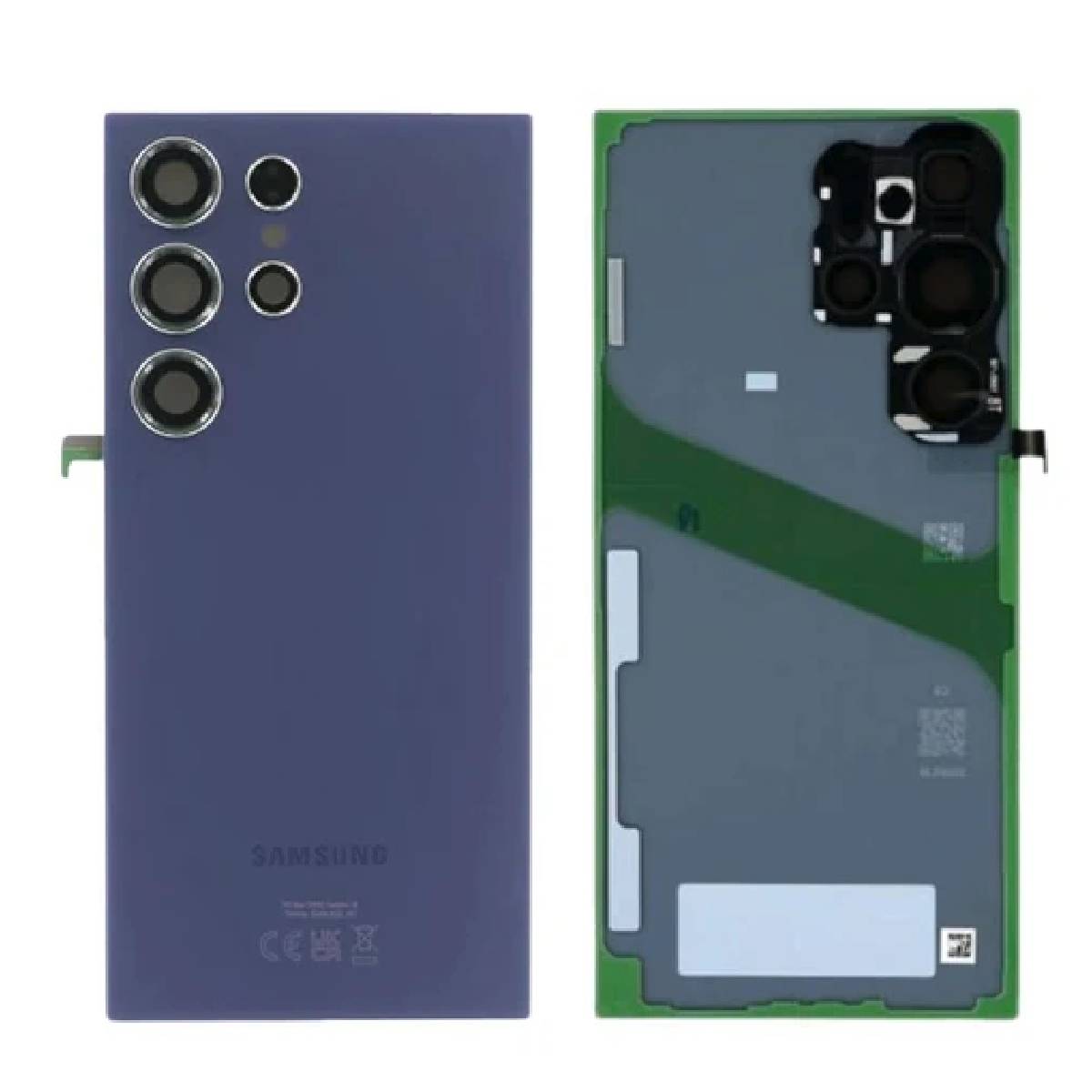 Back Battery Cover Lens Samsung S24 Ultra S928 blue OEM