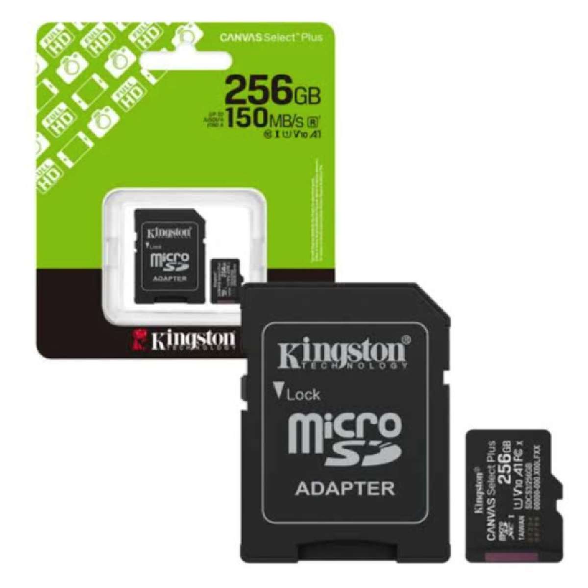 Kingston Micro SD Class 10 256GB (With Adapter)