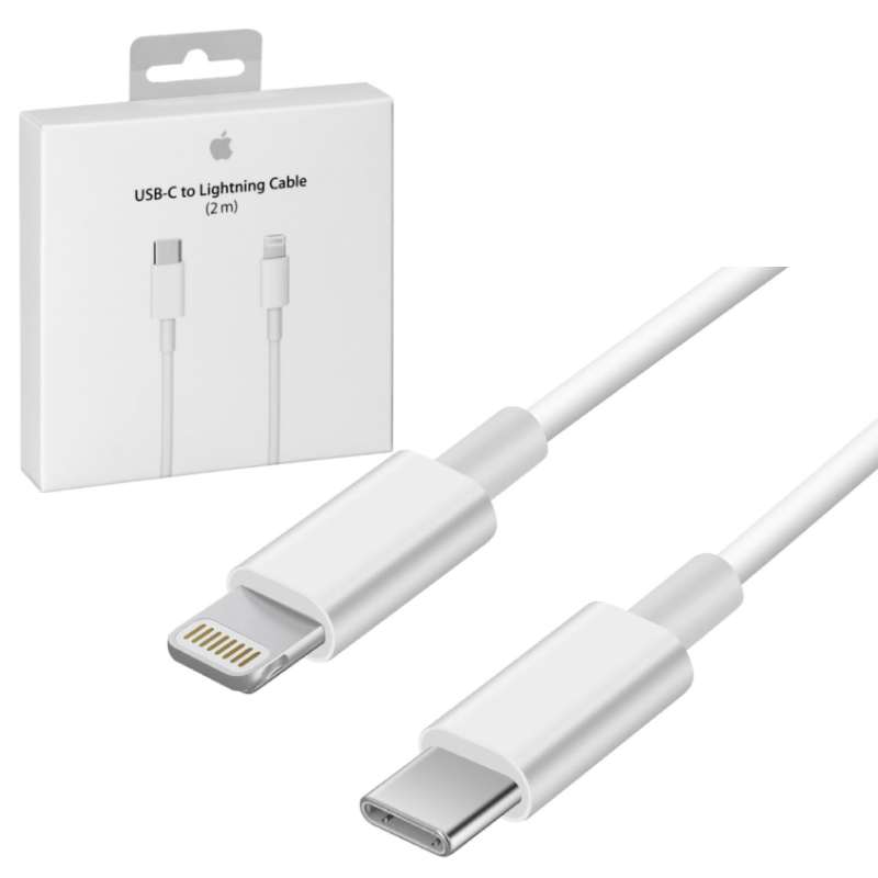 Cable USB-C to Lightning Apple 2m white