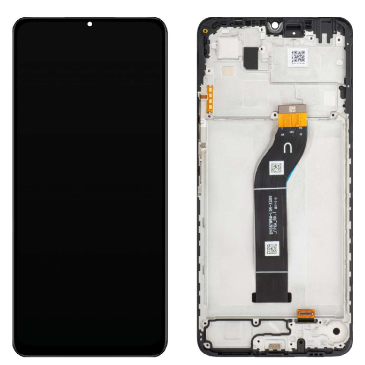 LCD Complete Frame Xiaomi Redmi 13C 4G/ Redmi 13C 5G/ Poco C65 black (Original)