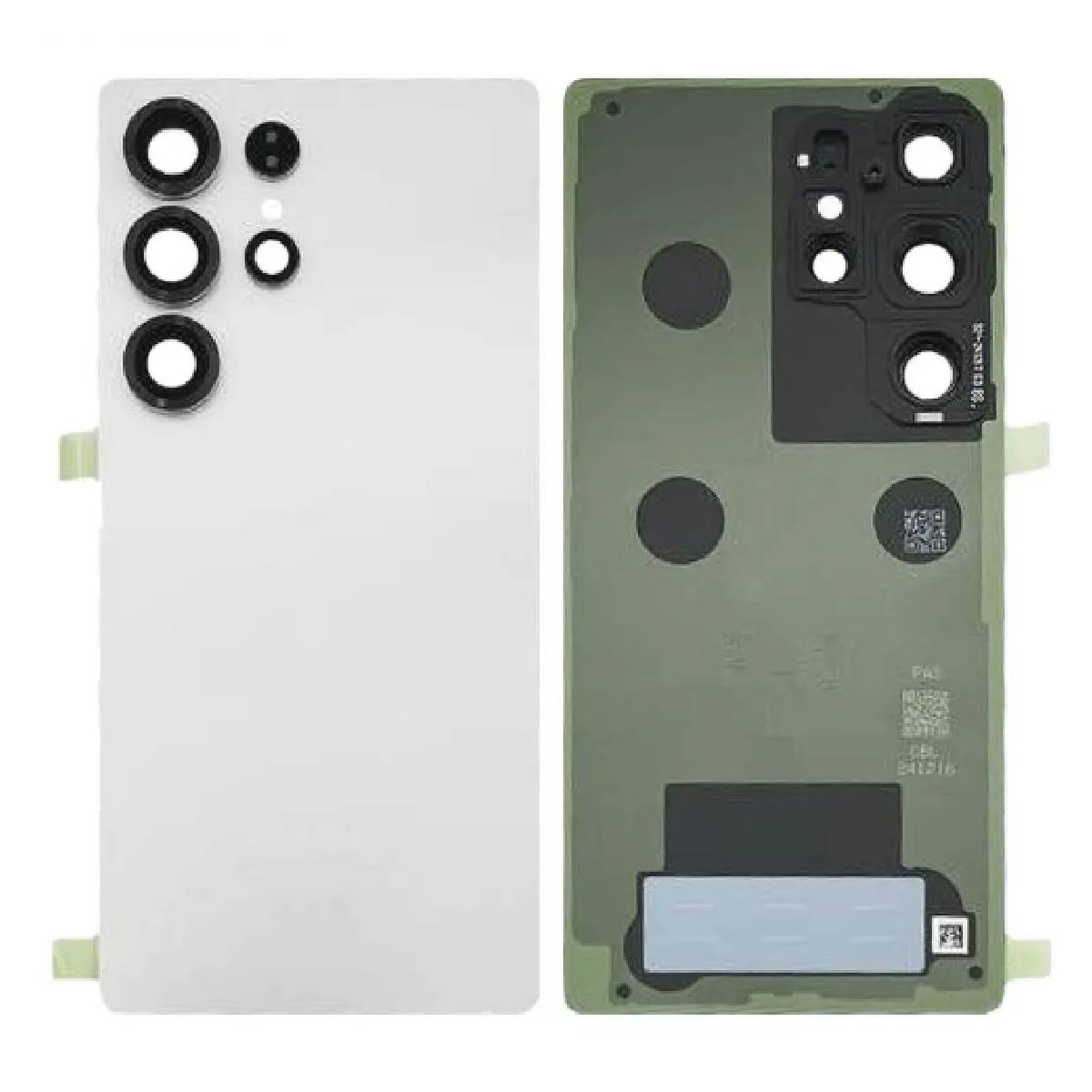 Back Battery Cover Lens Samsung S25 Ultra S938 white silver OEM