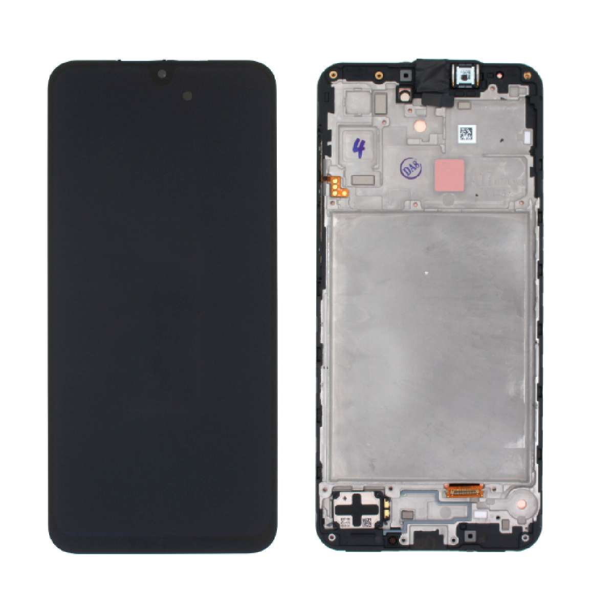 LCD Complete Frame Samsung A17 5G A176 black (Original)