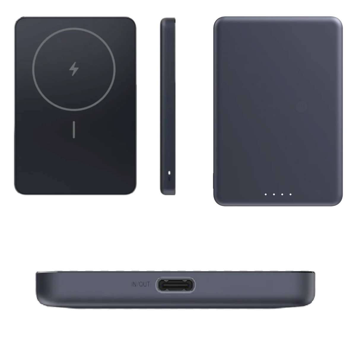 Power Bank Slim Magsafe Xiaomi 22.5W 5000mAh USB-C black