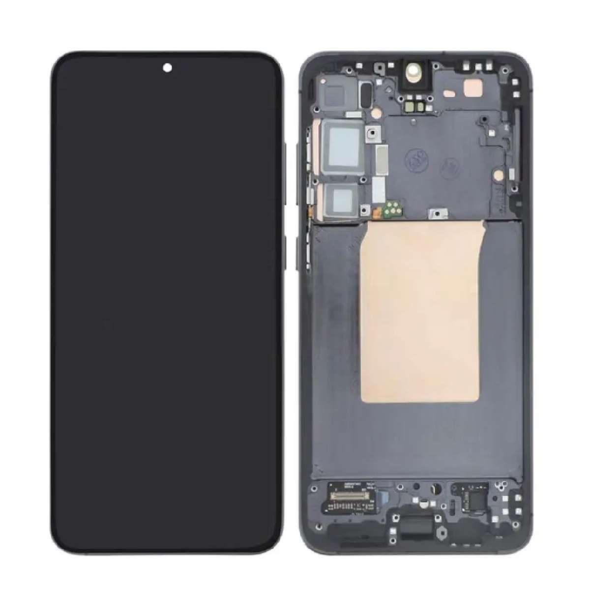 LCD Complete Frame Samsung S25 Plus black (Original)