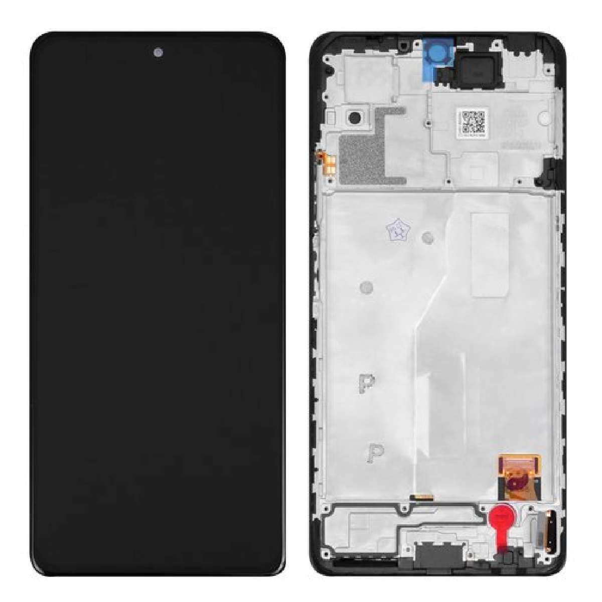 LCD Complete Frame Xiaomi Redmi Note 10 Pro black OEM