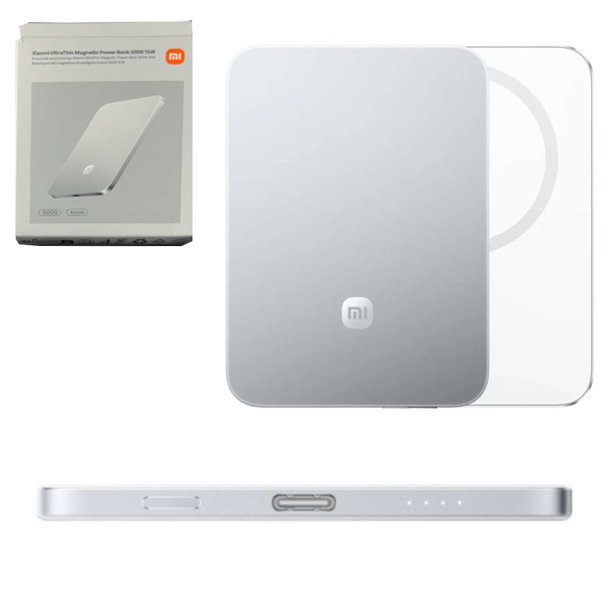Power Bank Xiaomi Magsafe Ultrathin 15W 5000mAh silver