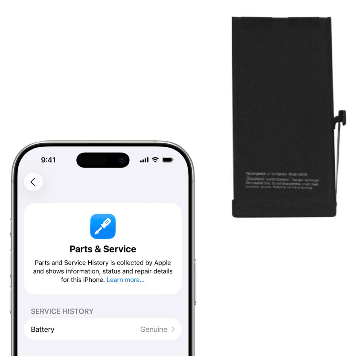 Μπαταρία Apple iPhone 15 Plus 4383mAh OEM (Εκτέλεση Διαγνωστικών)