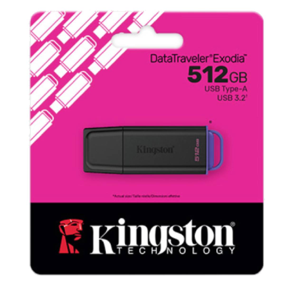 Pen Drive Kingston Exodia S USB 3.2 512GB black