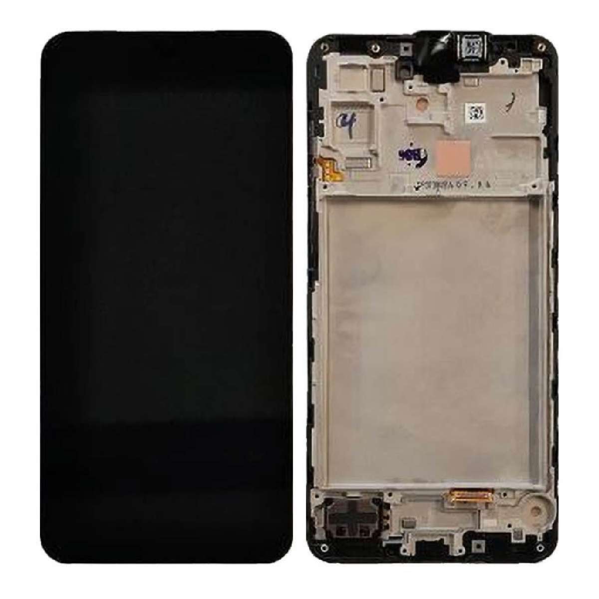 LCD Complete Frame Samsung A17 4G A176 black (Original) Assembled