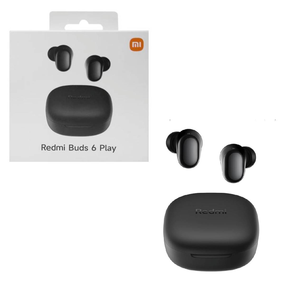 Earphone Xiaomi Redmi Buds 6 Play Wireless black