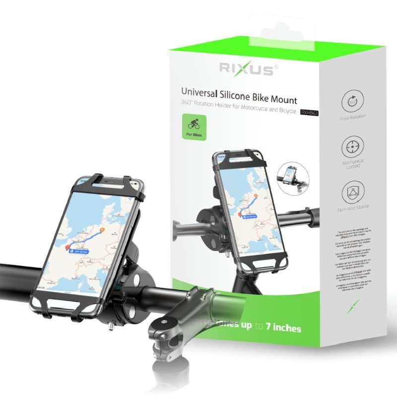Bike Holder Silicone Rixus RXHB61 black