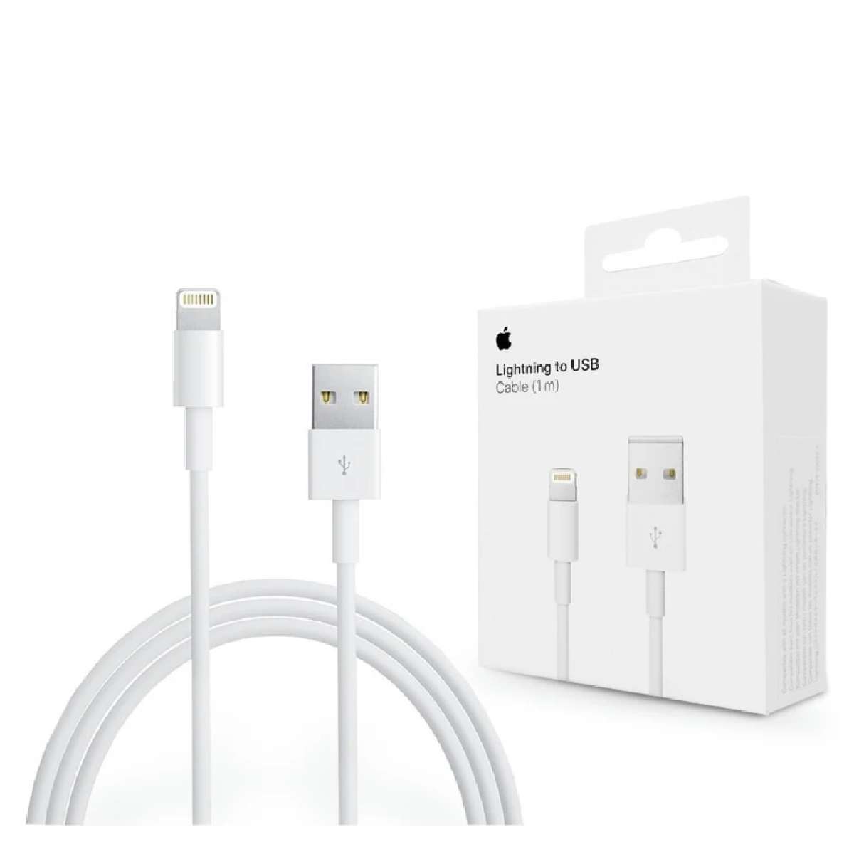 Cable USB to Lightning Apple 1m white