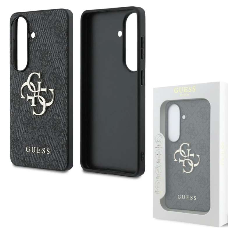 Back Case Samsung S26 Plus S947 Guess 4G Big Metal Logo black