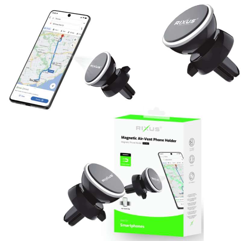 Car Holder Rixus RXHM2 Magnetic 360 Degree black