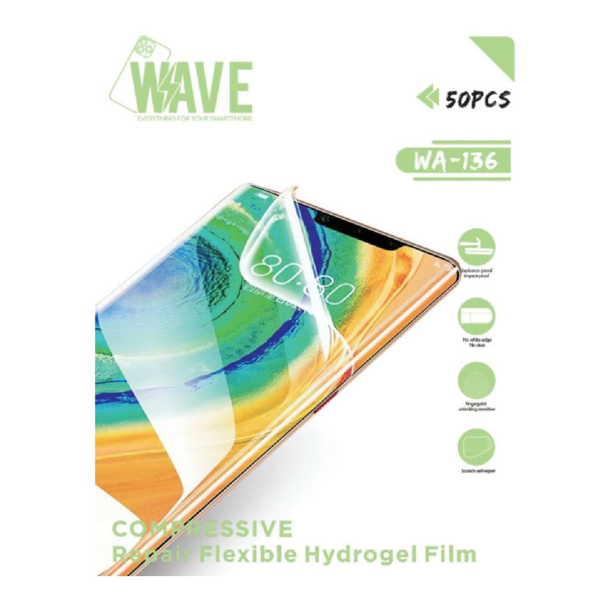 Hydrogen Film Repair Flexible Wave WA-136 50pcs