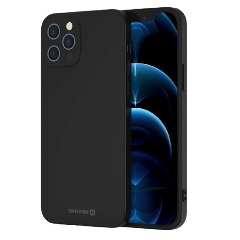 Back Case Apple iPhone 13 Pro Max TPU Swissten black