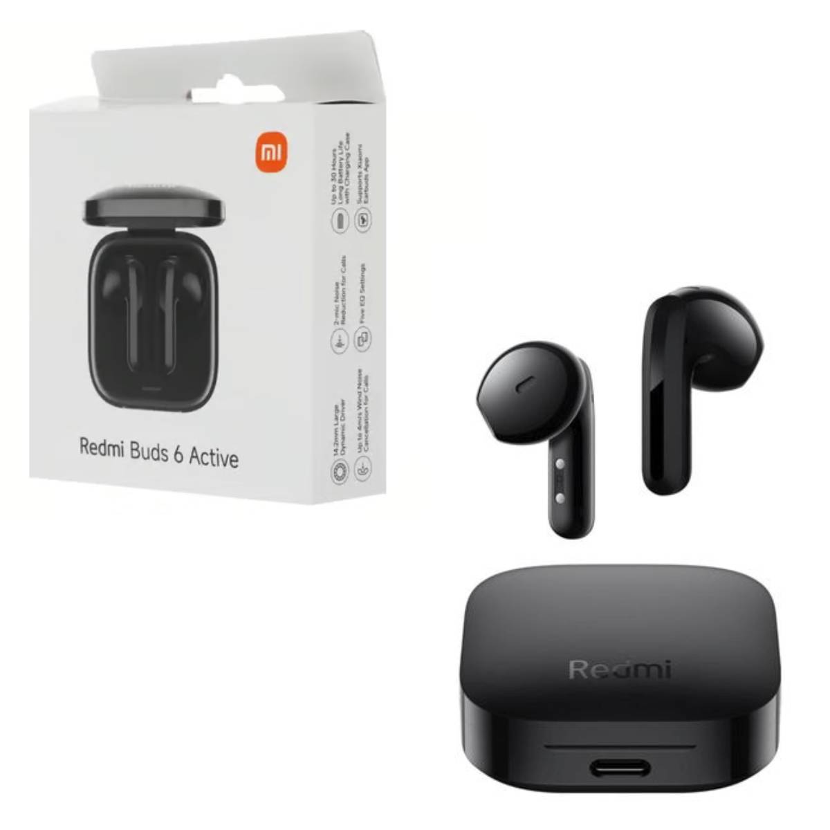 Earphone Xiaomi Redmi Buds 6 Active black