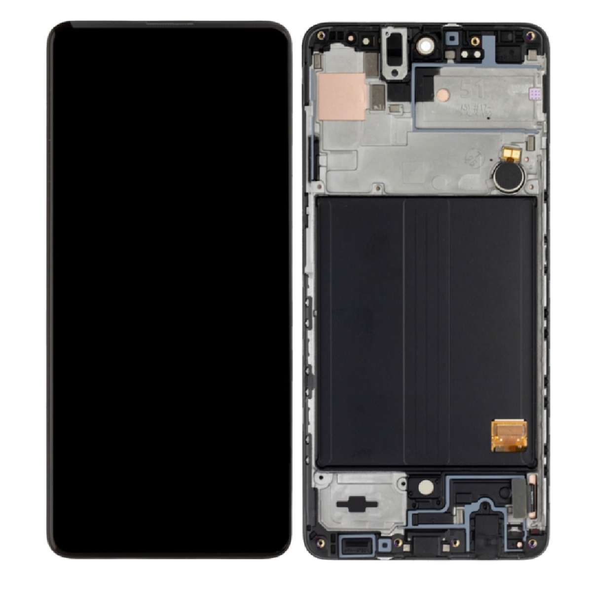 LCD Complete Frame Samsung A51 A515 black OLED