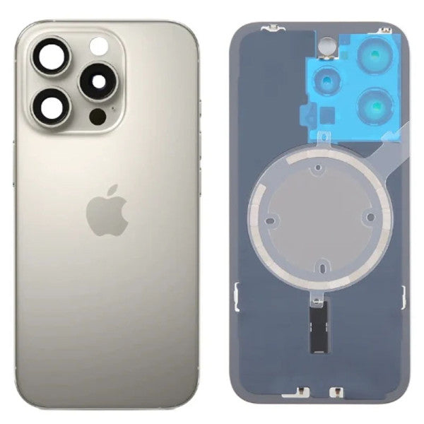 Back Battery Cover Lens Magsafe Apple iPhone 16 Pro Max natural OEM