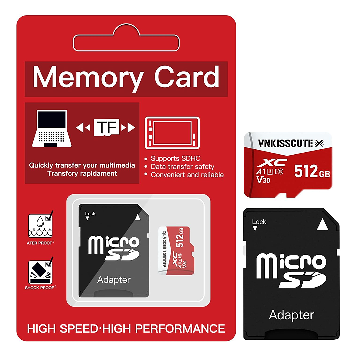 High Speed Memory Card 512gb