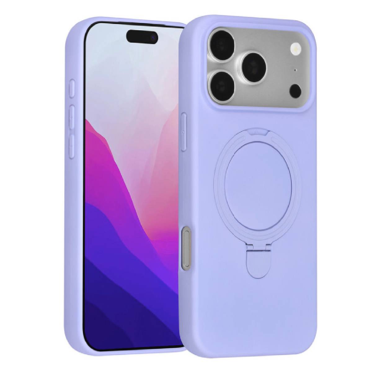 Back Case Magsafe Stand TPU Apple iPhone 18 Pro Max purple
