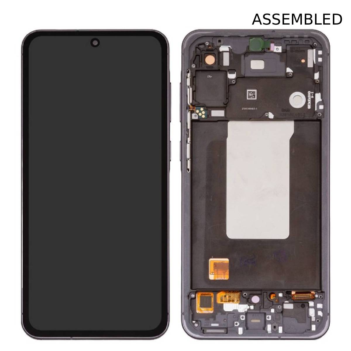 LCD Complete Frame Samsung A56 5G A566 graphite Assembled