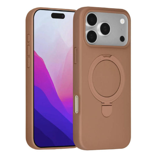 Back Case Magsafe Stand TPU Apple iPhone 18 Pro Max brown