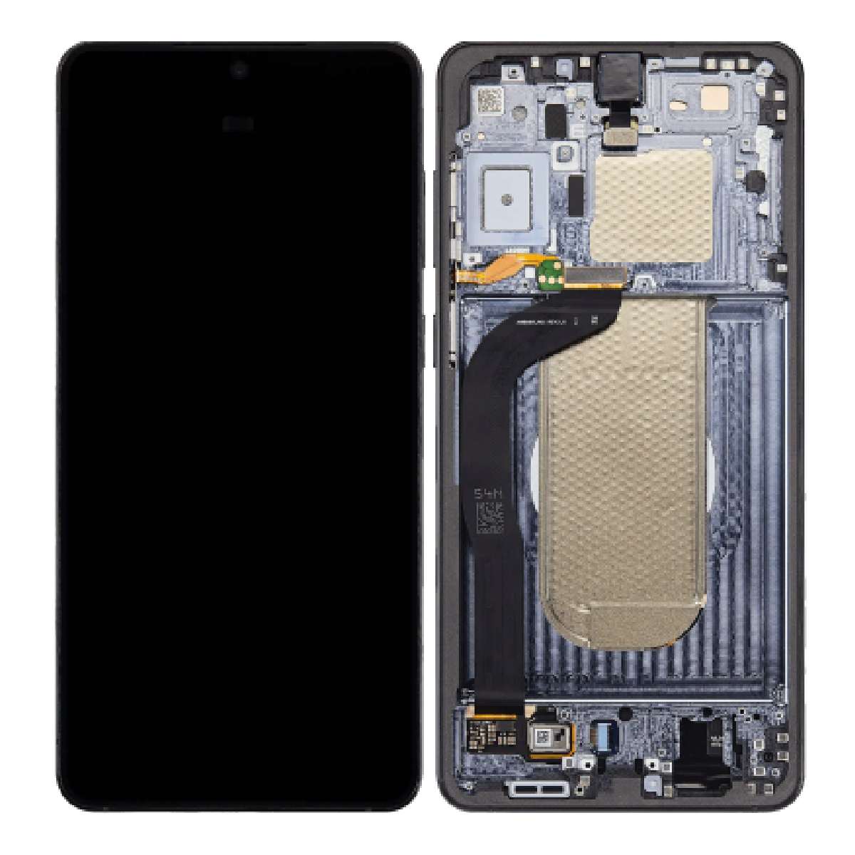 LCD Complete Frame Samsung S25 Edge S937 black (Original)
