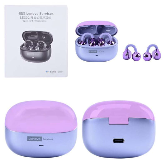Earphone Lenovo LE302 Wireless purple