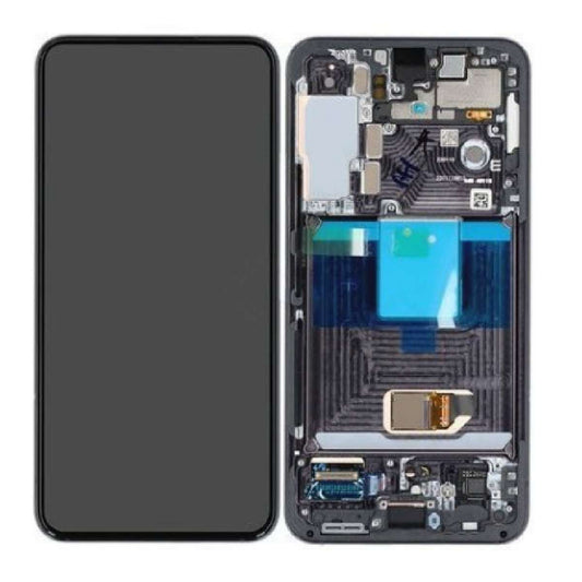 LCD Complete Frame Samsung S25 S931 black (Original)