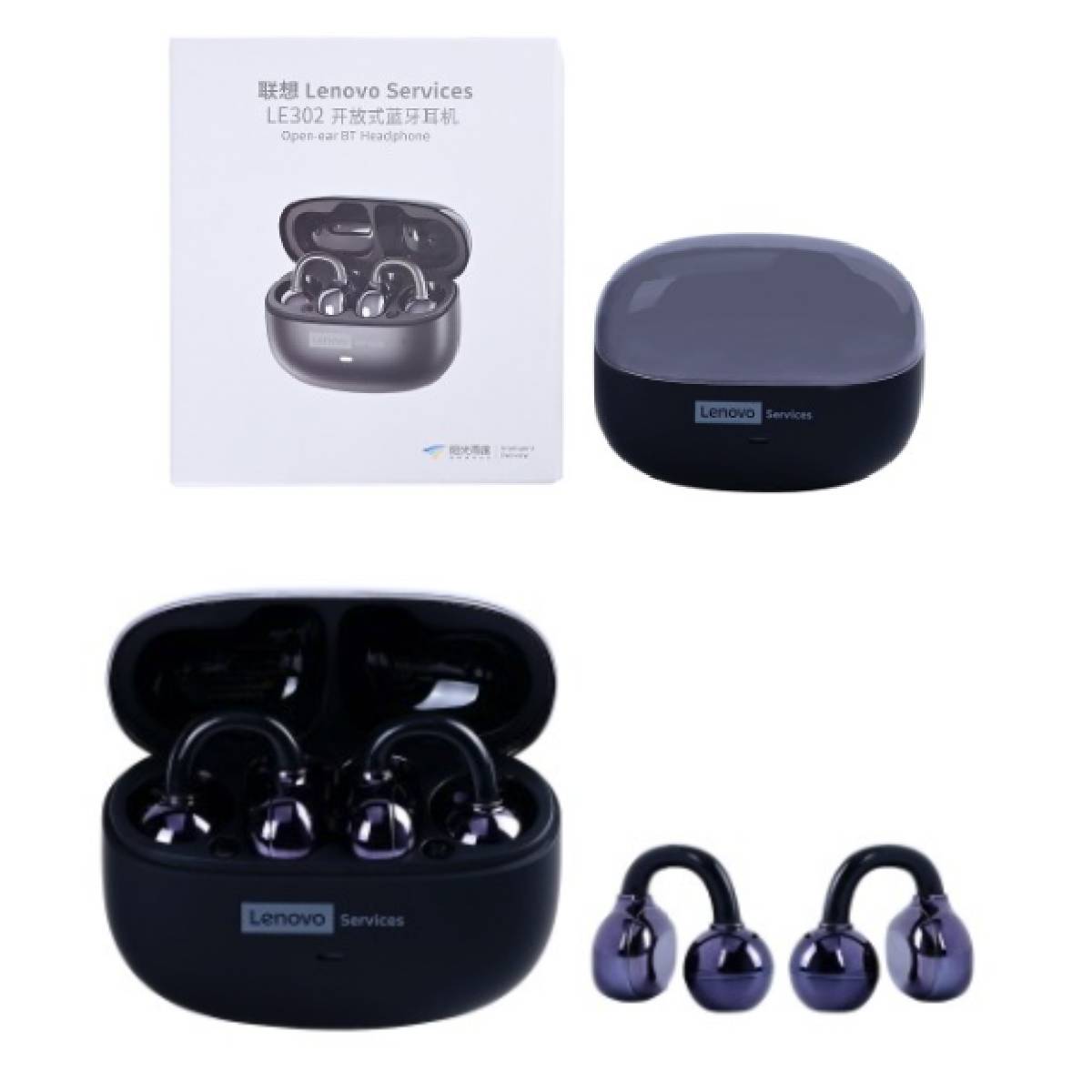 Earphone Lenovo LE302 Wireless black