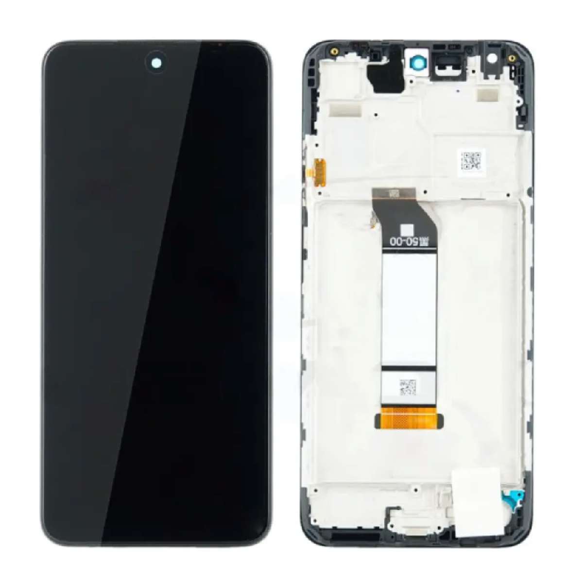 LCD Complete Frame Xiaomi Redmi Note 10 5G / Poco M3 Pro 5G black OEM