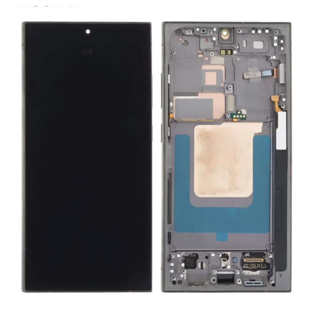LCD Complete Frame Samsung S24 Ultra S928 black (Original)