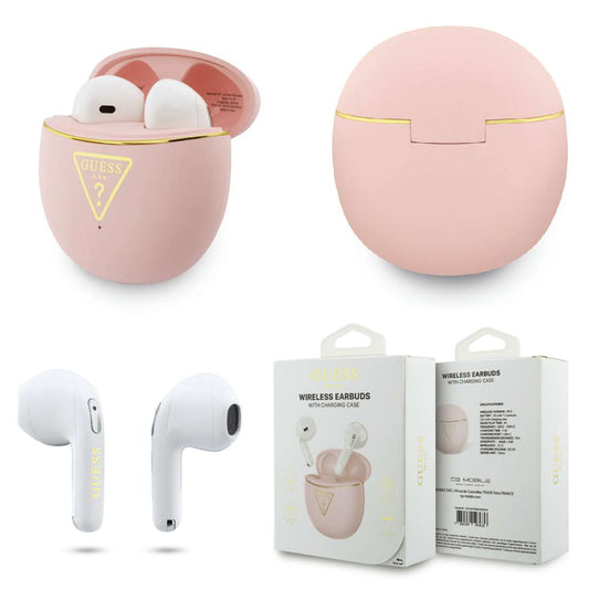 Earphone Guess Line Triangle Wireless gold