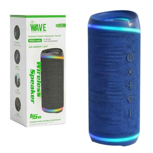 Speaker Wave WA-226 LED 16W Wireless blue