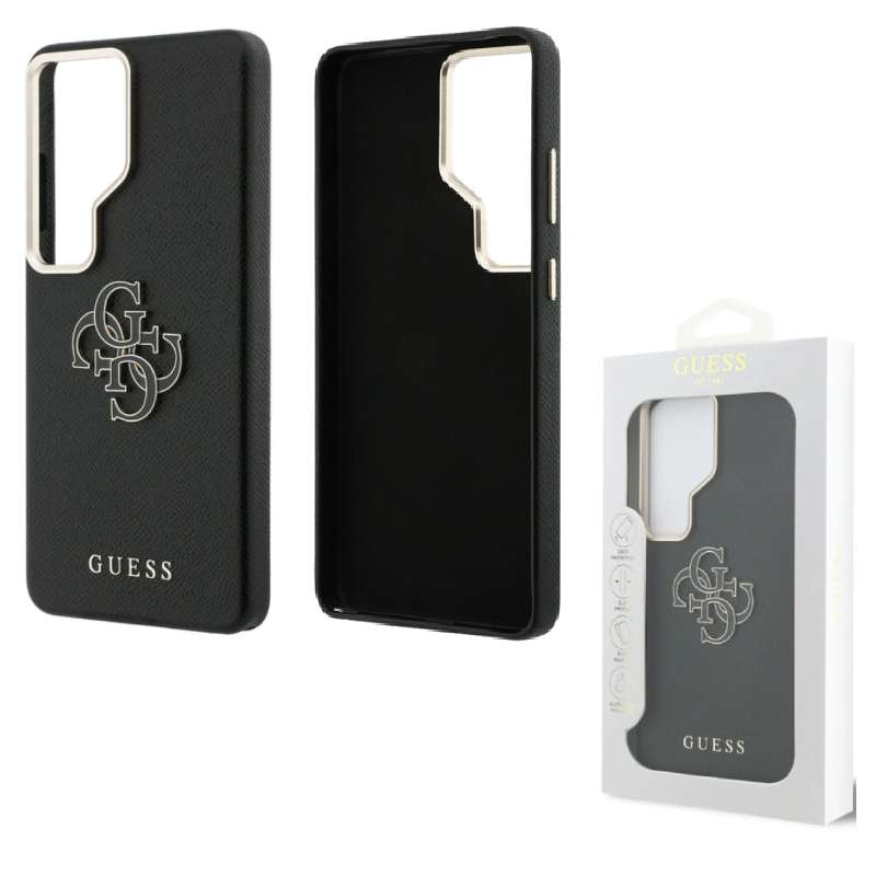 Back Case Samsung S26 Ultra S948 Guess PU 4G Resin Metal Logo black