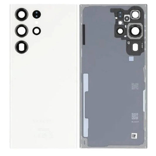 Back Battery Cover Lens Samsung S23 Ultra S918 cream OEM
