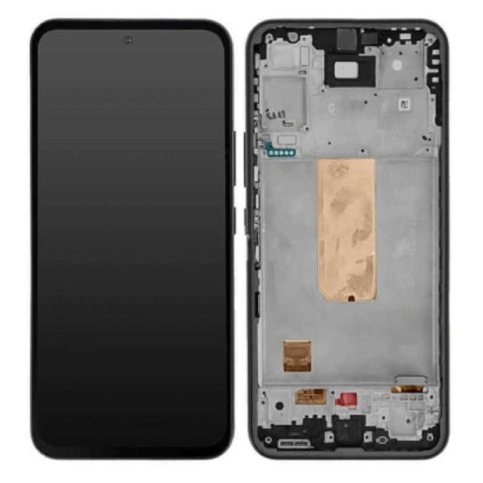 LCD Complete Frame Samsung A54 A546 black (Original) Assembled