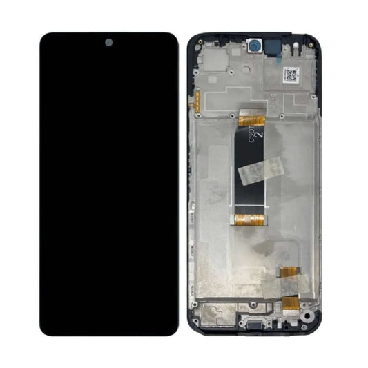 LCD Complete Frame Xiaomi Redmi 13 4G/ Redmi 13 5G/ Poco M6 4G black (Original)