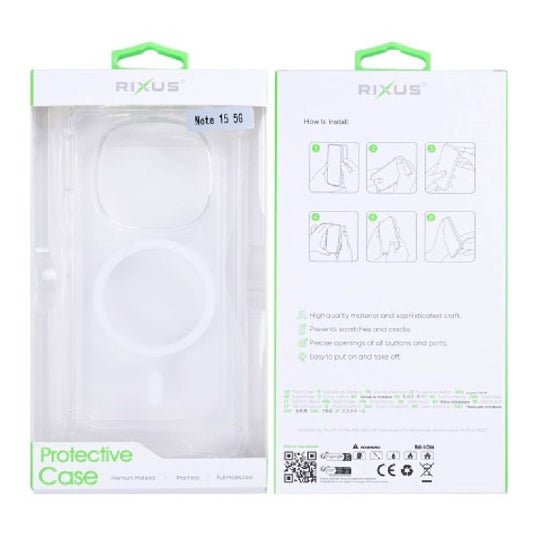Back Case Magsafe Xiaomi Redmi Note 15 4G / 15 5G Rixus clear