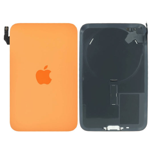 Back Battery Cover Glass Magsafe NFC Apple iPhone 17 Pro orange OEM